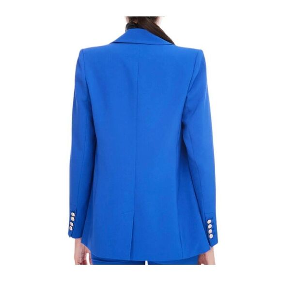 Generation Love Leighton Crepe Blazer in Cobalt Blue Size XS - Picture 2 of 7